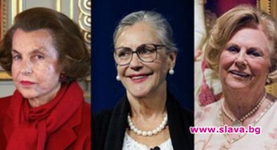 Вижте трите най-богати жени в света