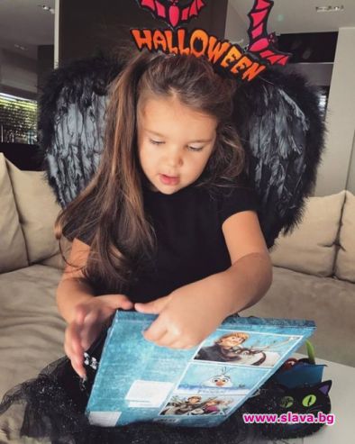 Николета преобрази дъщеря си за Хелоуин