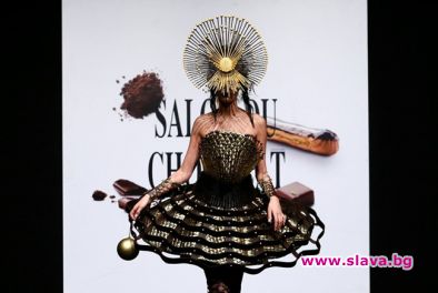 Рокли от шоколад на изложение в Брюксел