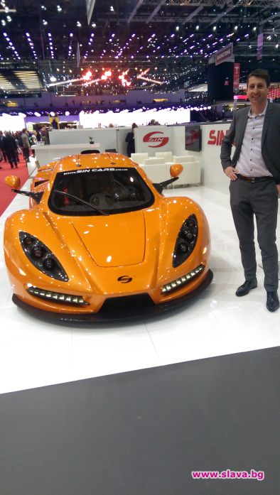 Българският болид със световна премиера на SIN R1 550 в Женева