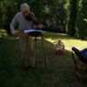 Матилда на Финци проходи, 85-годишният татко й свири на цигулка