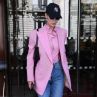 Бела Хадид в розово и с кубинки