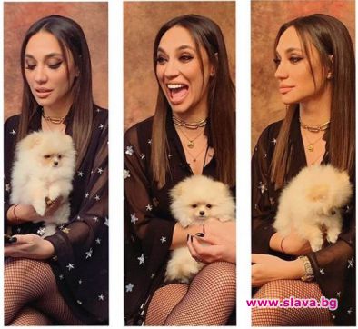 Мария Илиева вдига наздравици с кучето си
