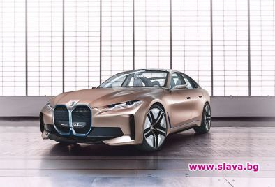 Електрическото BMW Concept i4 със спортно, но устойчиво Gran Coupe