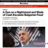 Блумбърг: Пистолет на нощно шкафче и пачки пари ескалираха българска вражда