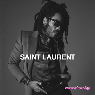 Лени Кравиц е новото лице на Saint Laurent