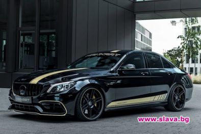 Manhart CR 700 Last Edition е мега седан AMG C63 с V8 двигател, 700 к. с. и пружини H&R