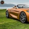 Концептуалният роудстър на BMW Z4 бе показан в Пебъл Бийч