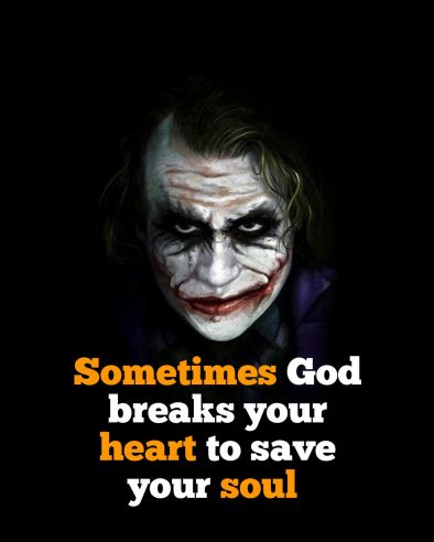 Понякога Бог разбива сърцето ти, за да спаси душата ти