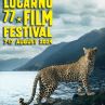 Фотографката Ани Лейбовиц с официален плакат за фестивала в Локарно
