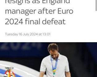 Гарет Саутгейт подаде оставка след загубата на Англия на Евро 2024