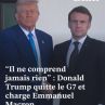 „Той никога нищо не разбира“: Тръмп за Макрон, Лаф на деня