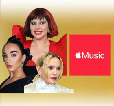 Лейди Гага, Мадона и Кейти Пери без солови хитове в Топ 500 на Apple Music