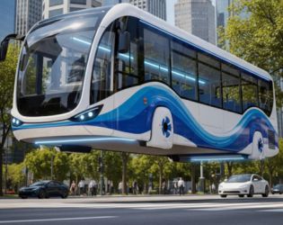 Китай показва бъдещето на транспорта с магнитно-левитиращи автобуси