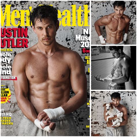 Остин Бътлър позира за Men’s Health