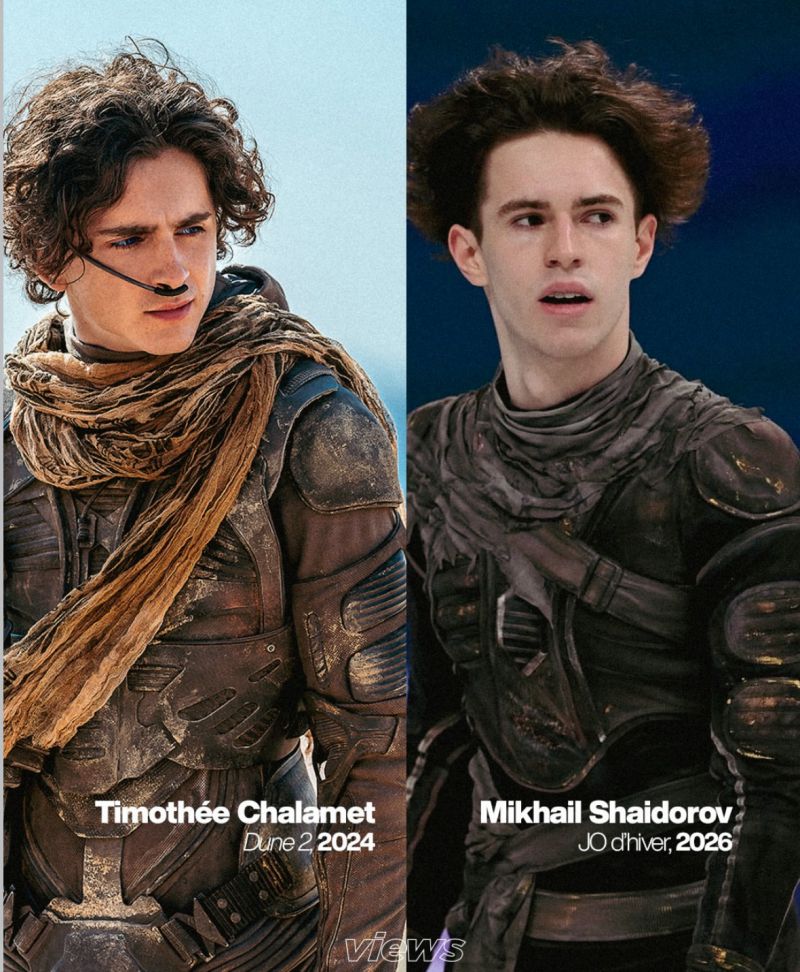 Тимоте Шаламе вдъхнови олимпийска визия на леда