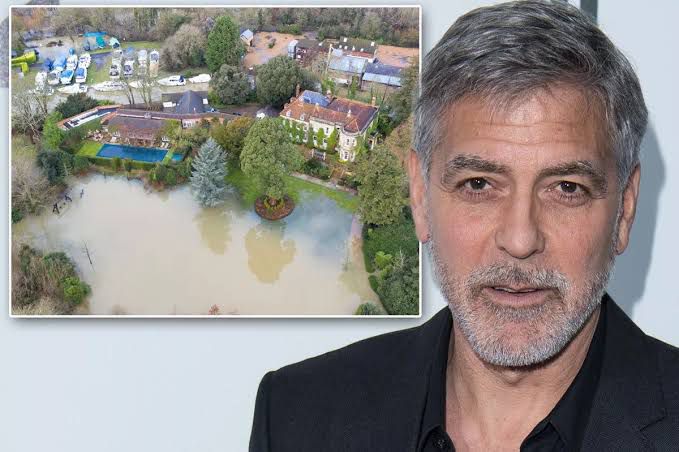 Многомилионните домове на Джордж Клуни, Ръсел Бранд и Деби МакГий бяха наводнени