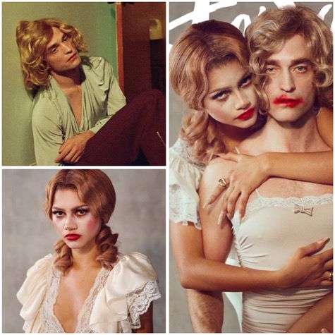 Зендая и Робърт Патинсън в луд стил за корицата на Interview Magazine