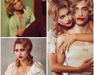 Зендая и Робърт Патинсън в луд стил за корицата на Interview Magazine