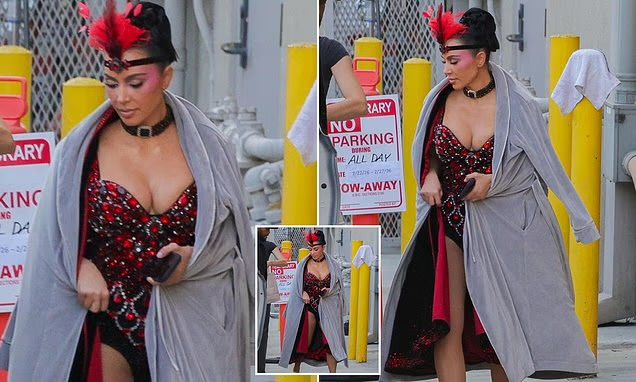 Ким Кардашиян като шоугърл в нов филм