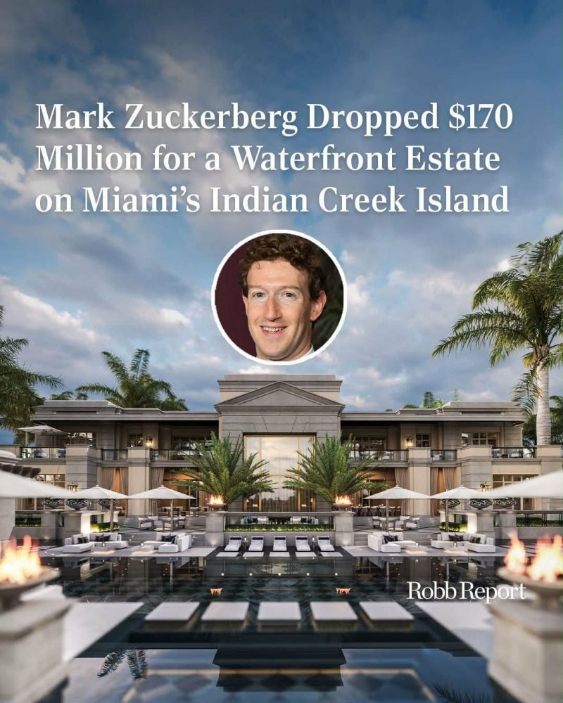 $170М даде Зукърбърг за тази къща на маямски остров