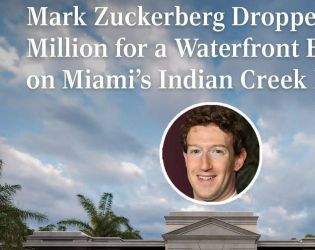 $170М даде Зукърбърг за тази къща на маямски остров