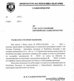 €10000/мес. даваше П.Еврото на европрокурорката Т.Георгиева: Писма на Кьовеши и Сарафов