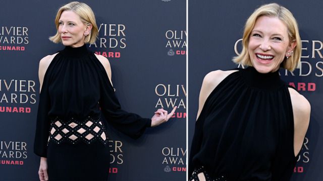 Кейт Бланшет показа среден пръст на червения килим на наградите „Оливие“