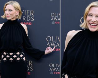 Кейт Бланшет показа среден пръст на червения килим на наградите „Оливие“