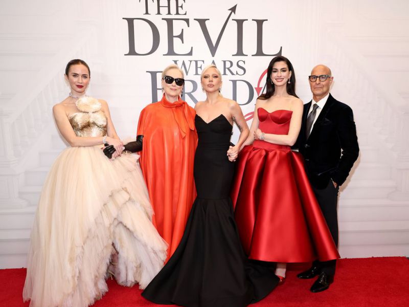 Лейди Гага впечатли с елегантна визия на премиерата на The Devil Wears Prada 2 в Ню Йорк
