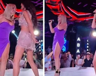 Андреа и Галена изненадаха феновете с обща поява на сцената
