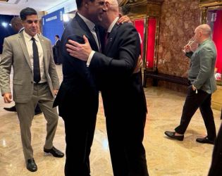 Гонзо на прием при Тръмп с Инфантино