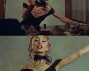 Ариана Гранде иуми с анорексична фигура