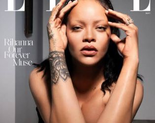 Риана остави малко на въображението: Позира само с диадема на Dior за Elle