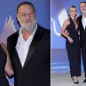 Ръсел Кроу представи „What Love Builds“ във Венеция с приятелката си и сина си