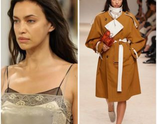 Ирина Шейк без грим на подиума: супермоделът дефилира за Tod’s и Alberta Ferretti