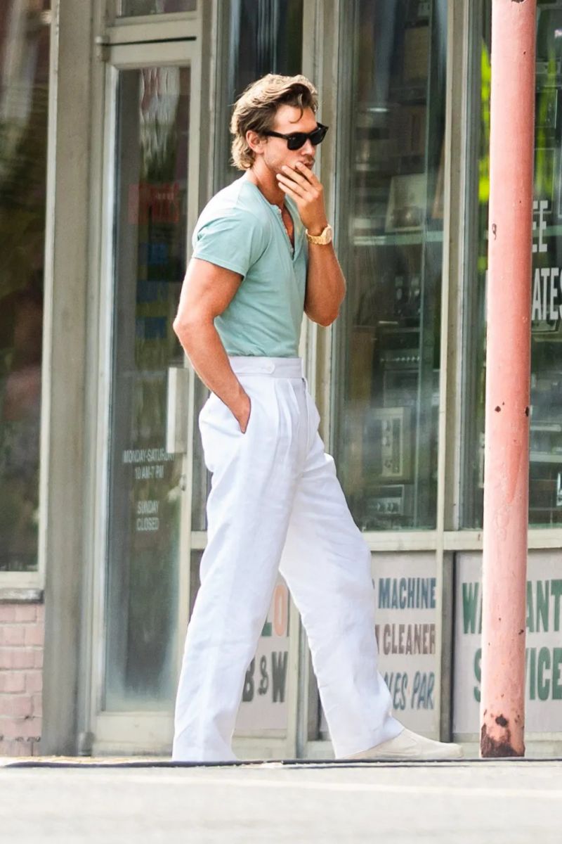 Остин Бътлър с визия от 80-те в „Miami Vice ’85“: първи кадри