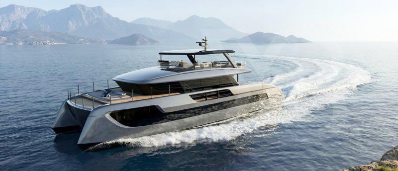 Интериор на катамарана Sunreef Ultima 88