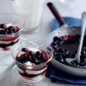 Poached blueberries