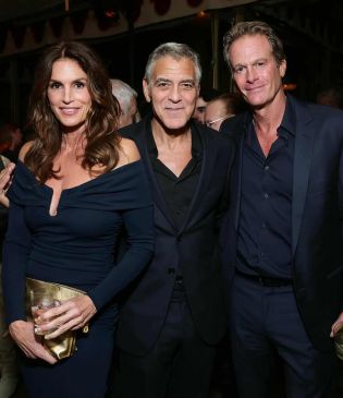 Джордж Клуни с подкрепата на известни приятели на премиерата на новия си филм „Jay Kelly“